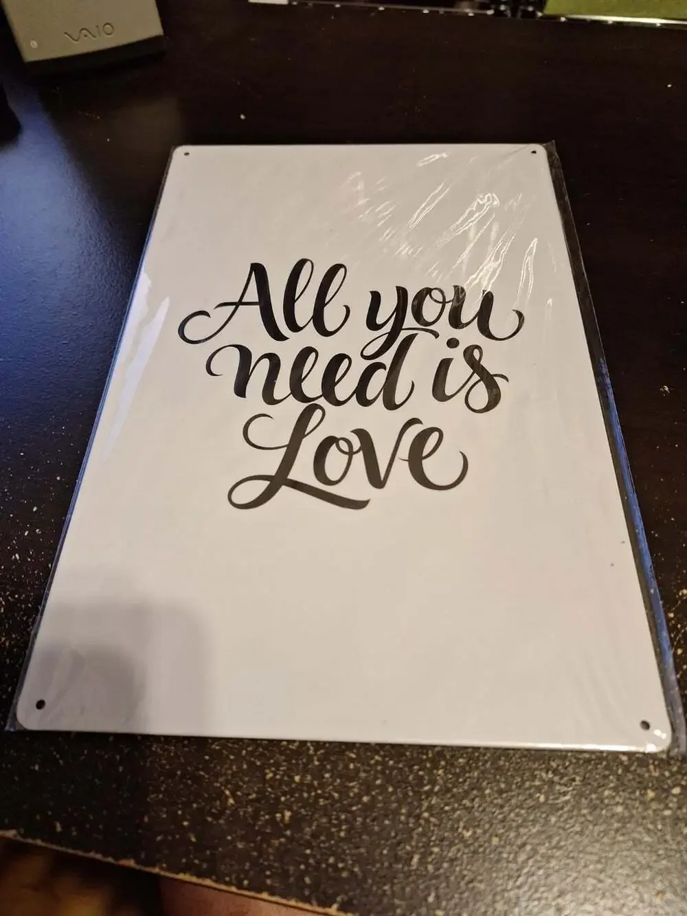 All You Need Is Love Metal Tin Sign 8